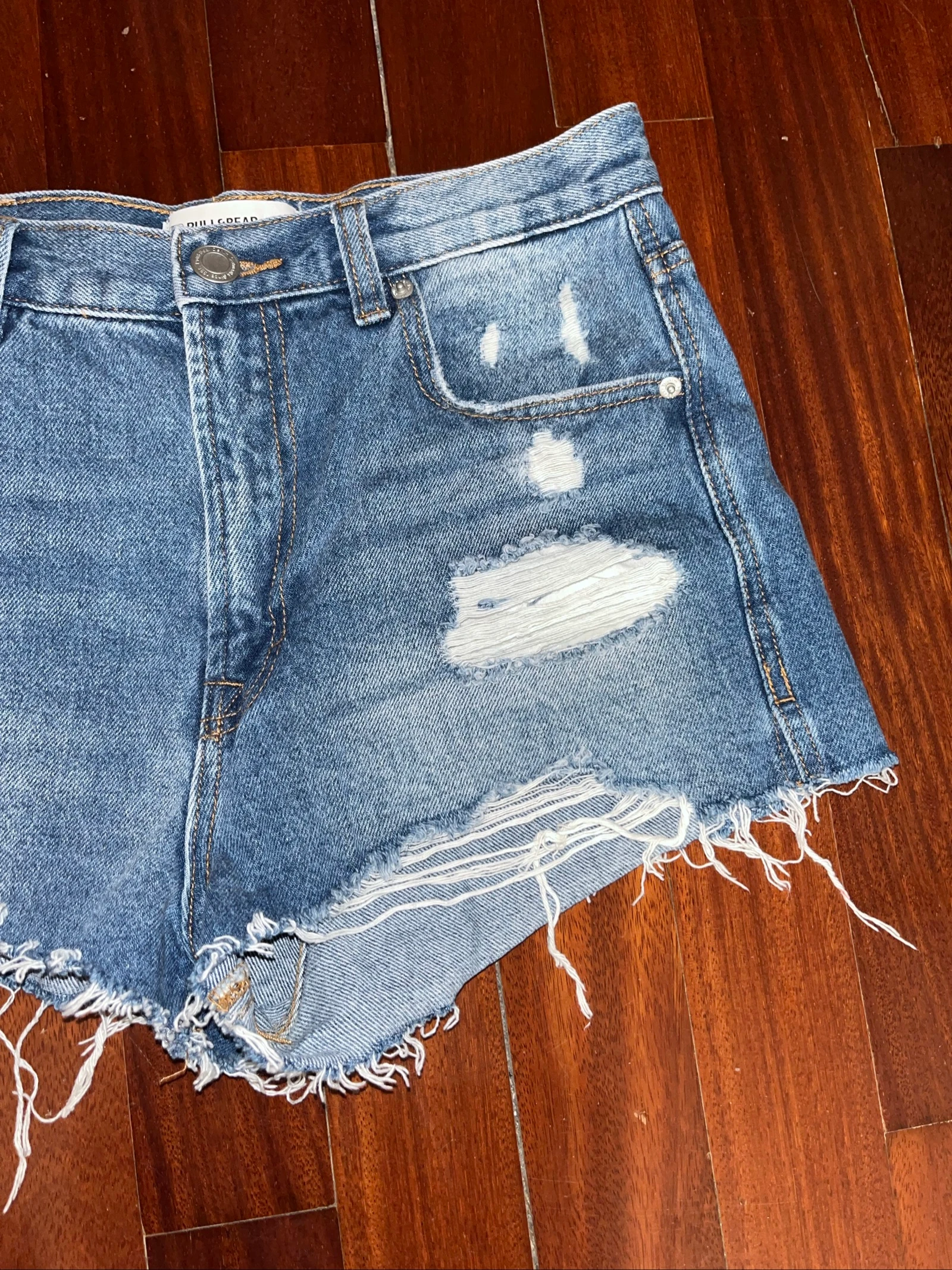 pantalon court bleu – photo 3